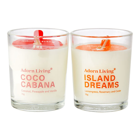 Adorn Living Set of 2 Candles