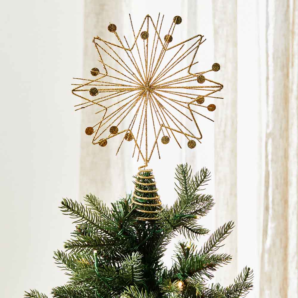 MyHouse Tree Topper Gold