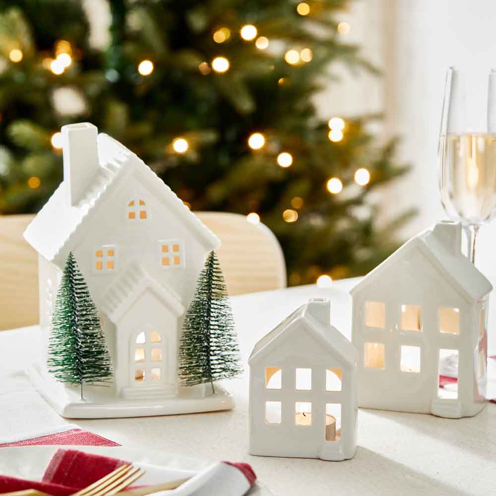 MyHouse House With Tree Tealight Holder