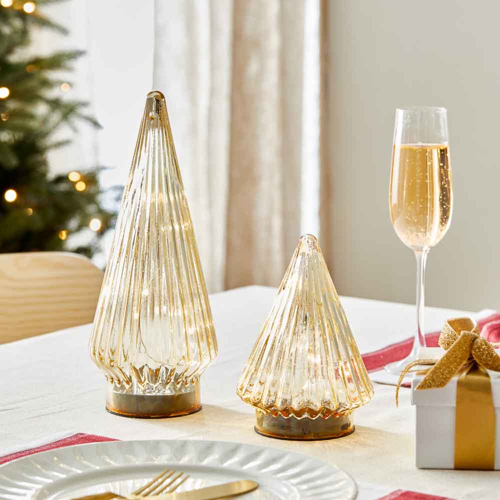 MyHouse LED Glass Tree Small Gold