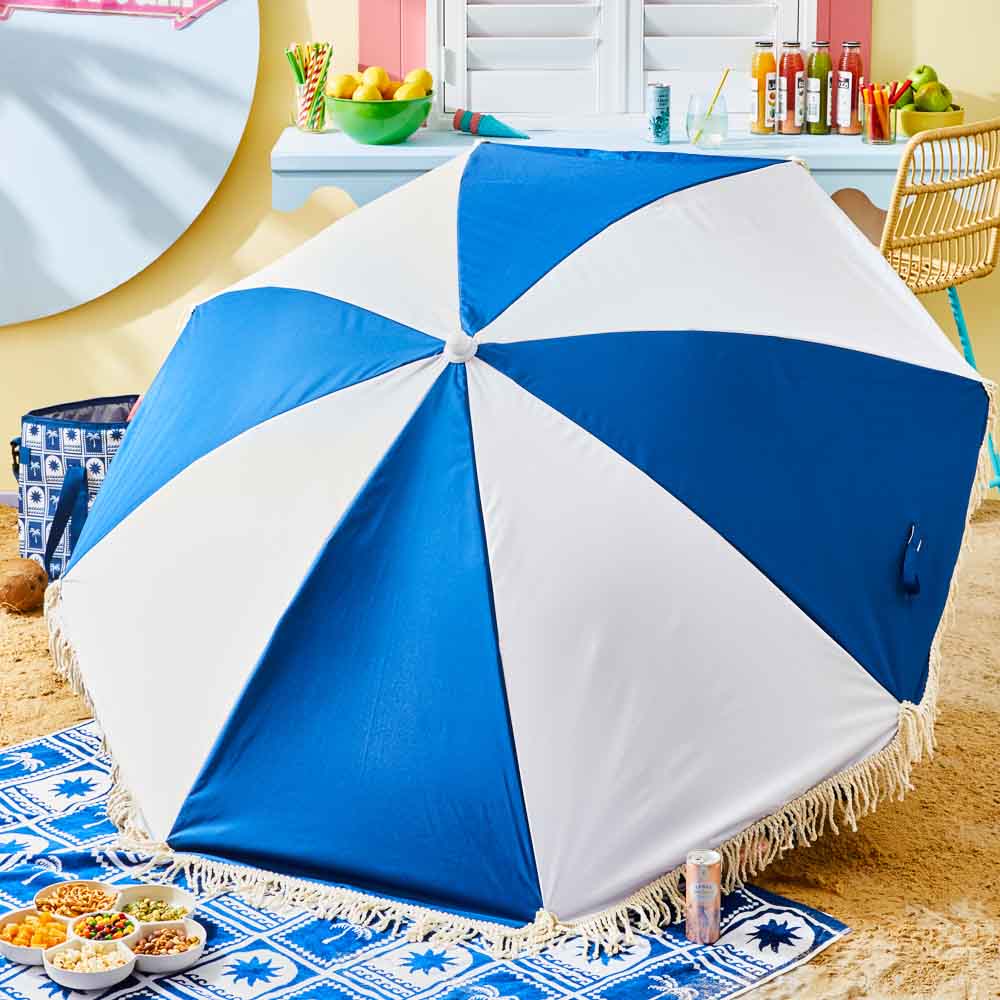 MyHouse Beach Umbrella Block Stripe