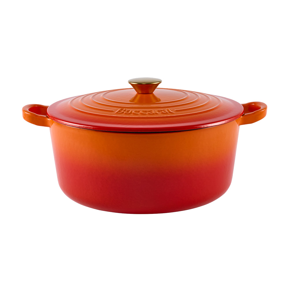 Baccarat Le Connoisseur Cast Iron Round French Oven 29cm 6.3L