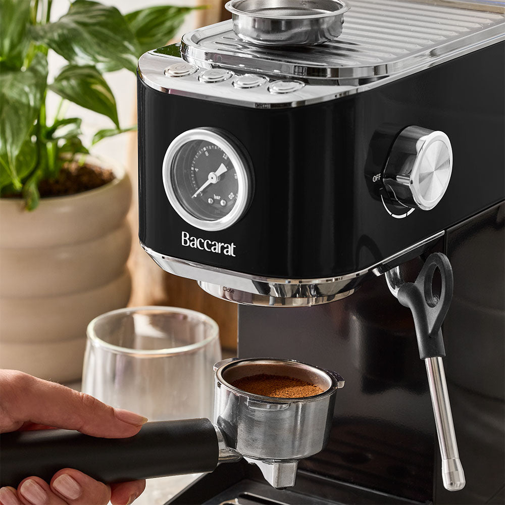 Baccarat The Espresso Pro Coffee Machine Black