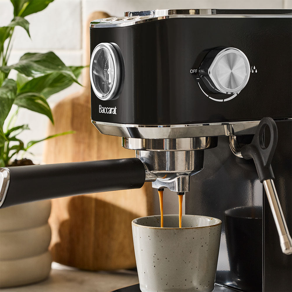 Baccarat The Espresso Pro Coffee Machine Black