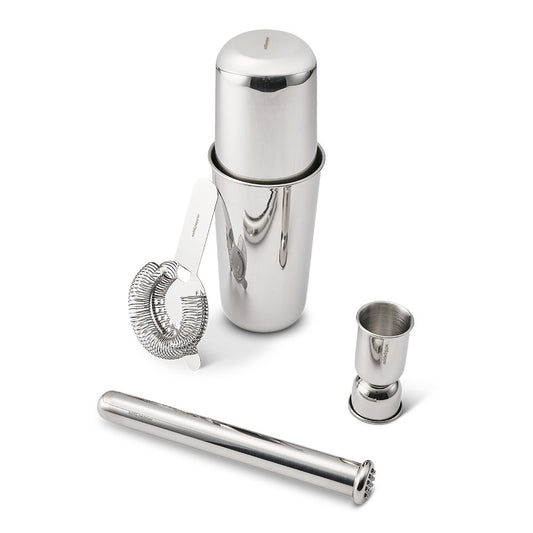 Salt & Pepper Lume Boston Cocktail Shaker 4 Piece Set
