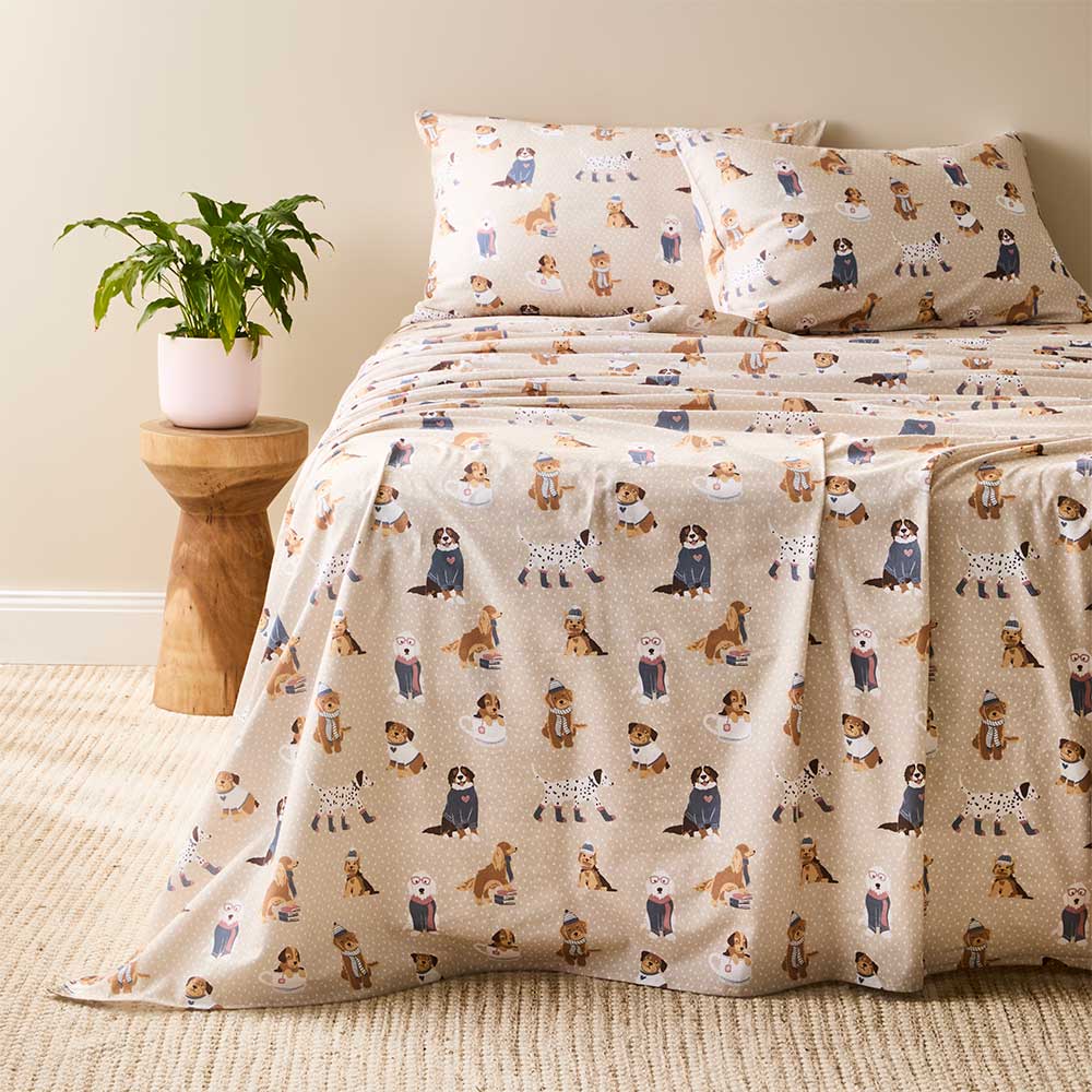 MyHouse Flannelette Sheet Set