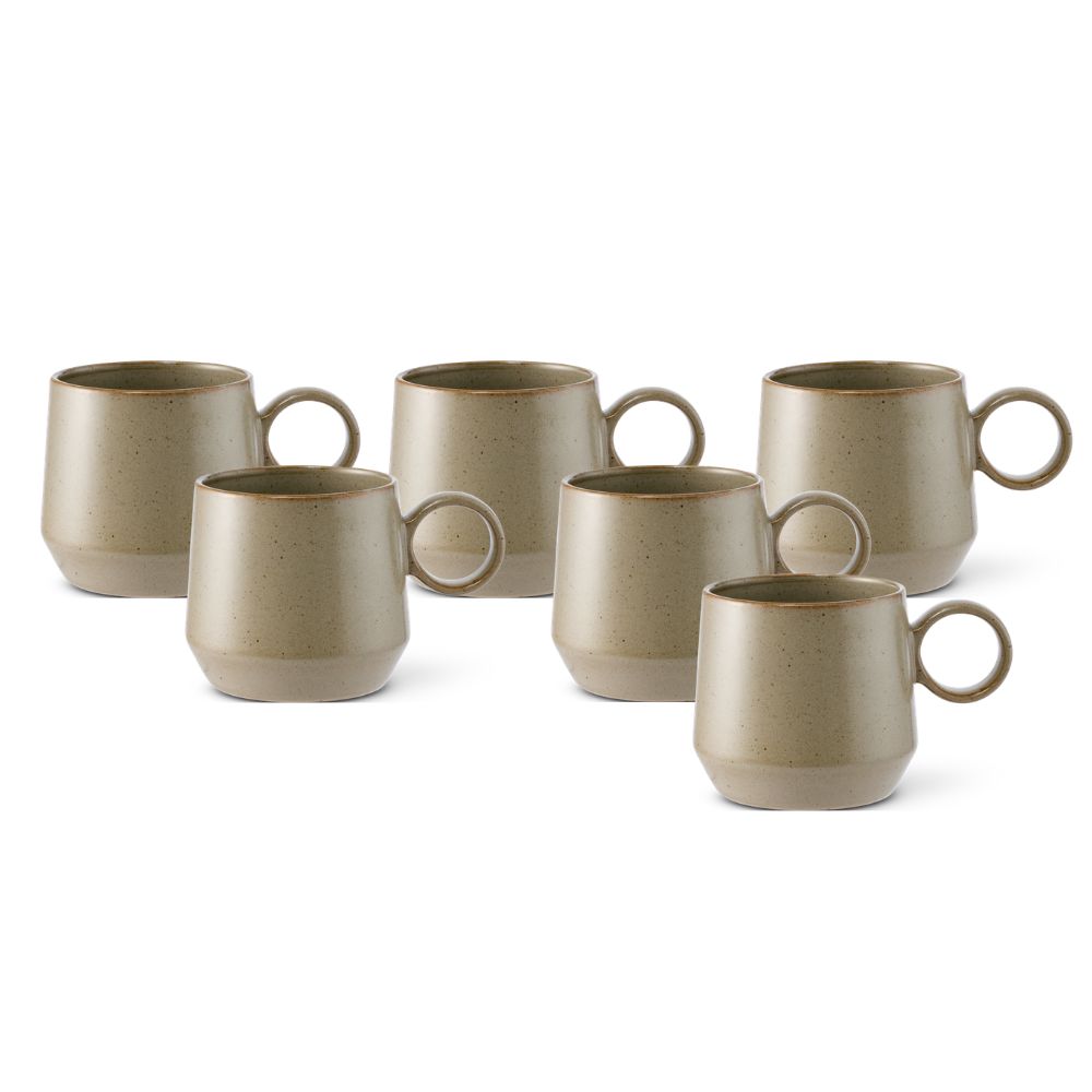 Salt & Pepper Ori Mug 385ml Set of 6