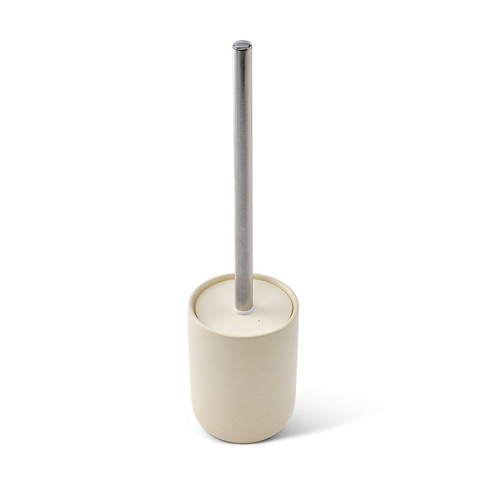 Salt & Pepper River Toilet Brush Holder