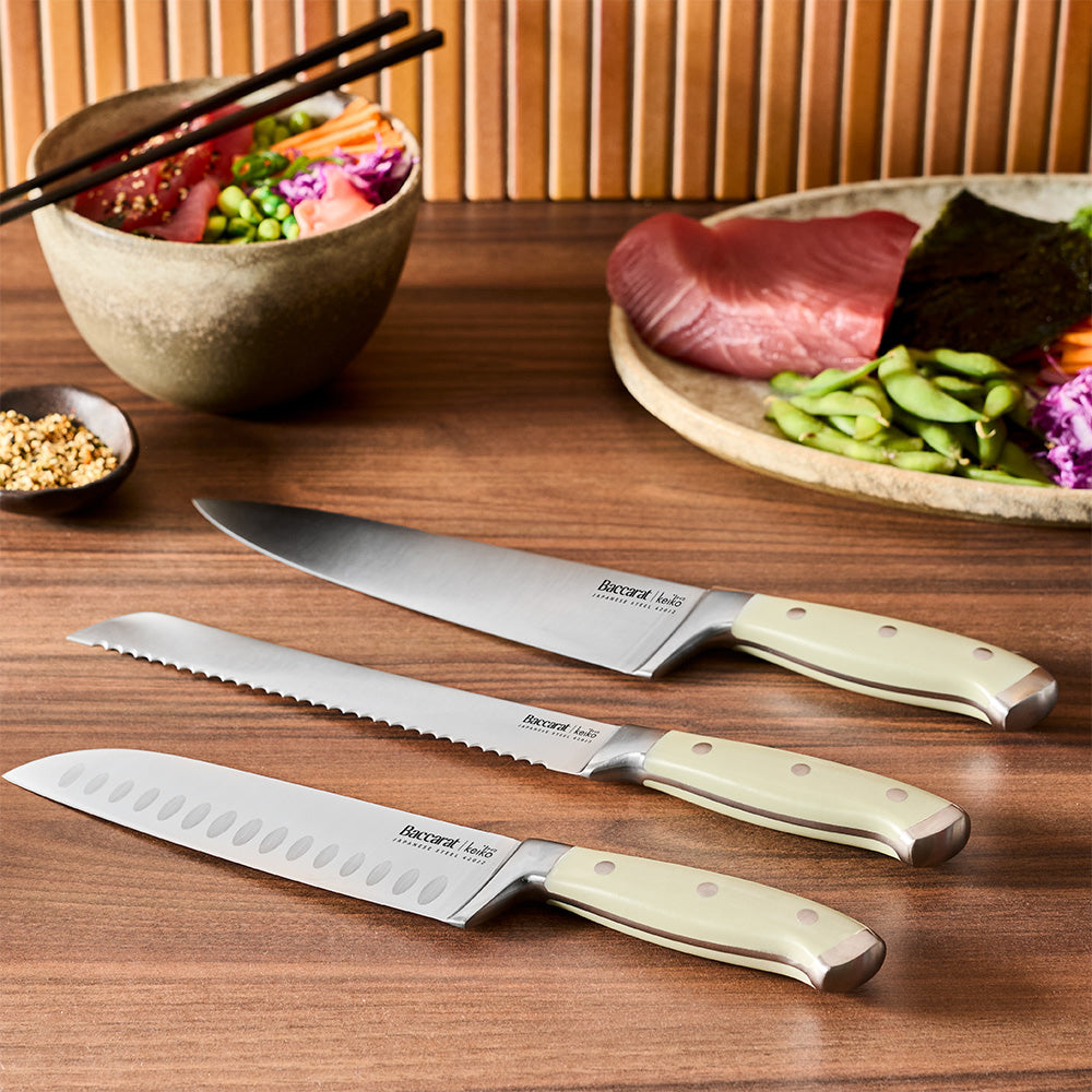 Baccarat Keiko 3 Piece Knife Set Fig