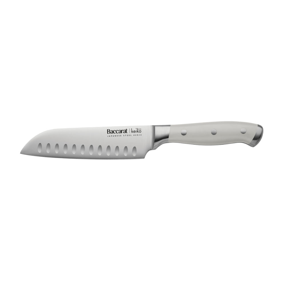 Baccarat Keiko Miro 7 Piece Knife Block Stone