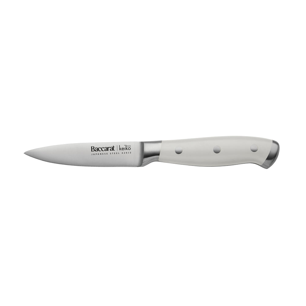 Baccarat Keiko Miro 7 Piece Knife Block Stone