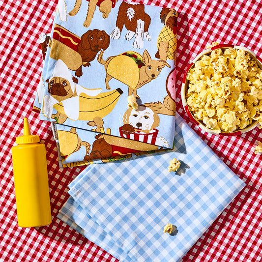 Adorn Living Set Of 2 Dog Tea Towels