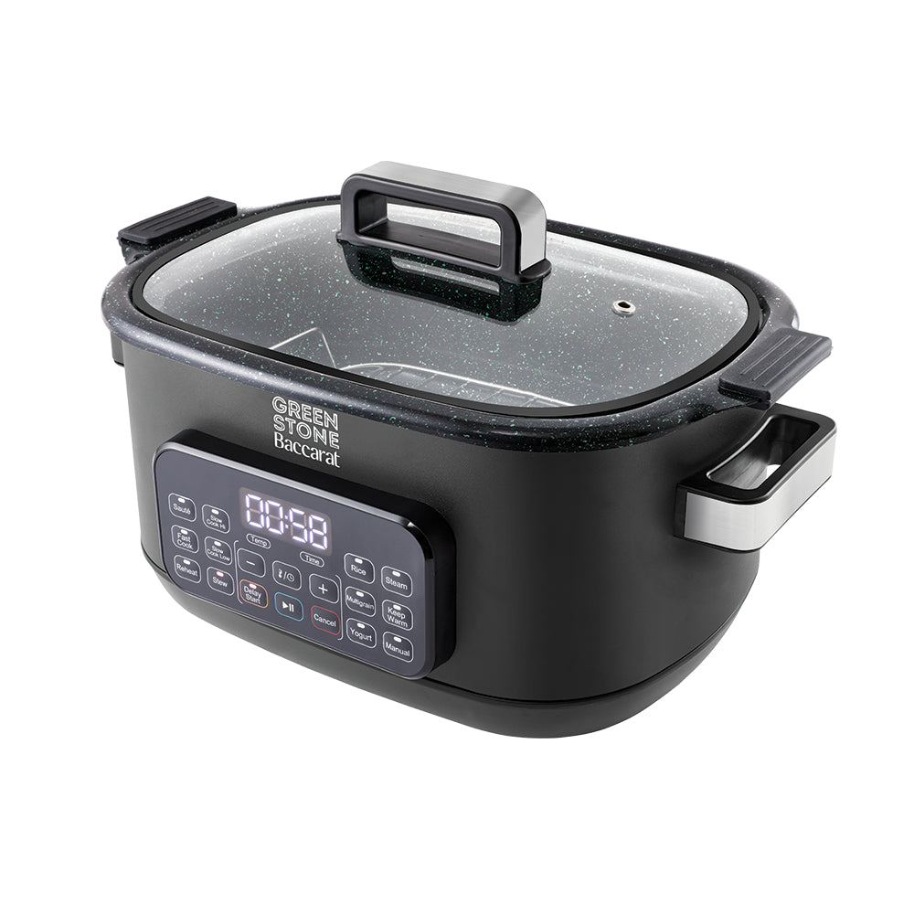 Baccarat GREEN STONE Slow Cooker 6L Black