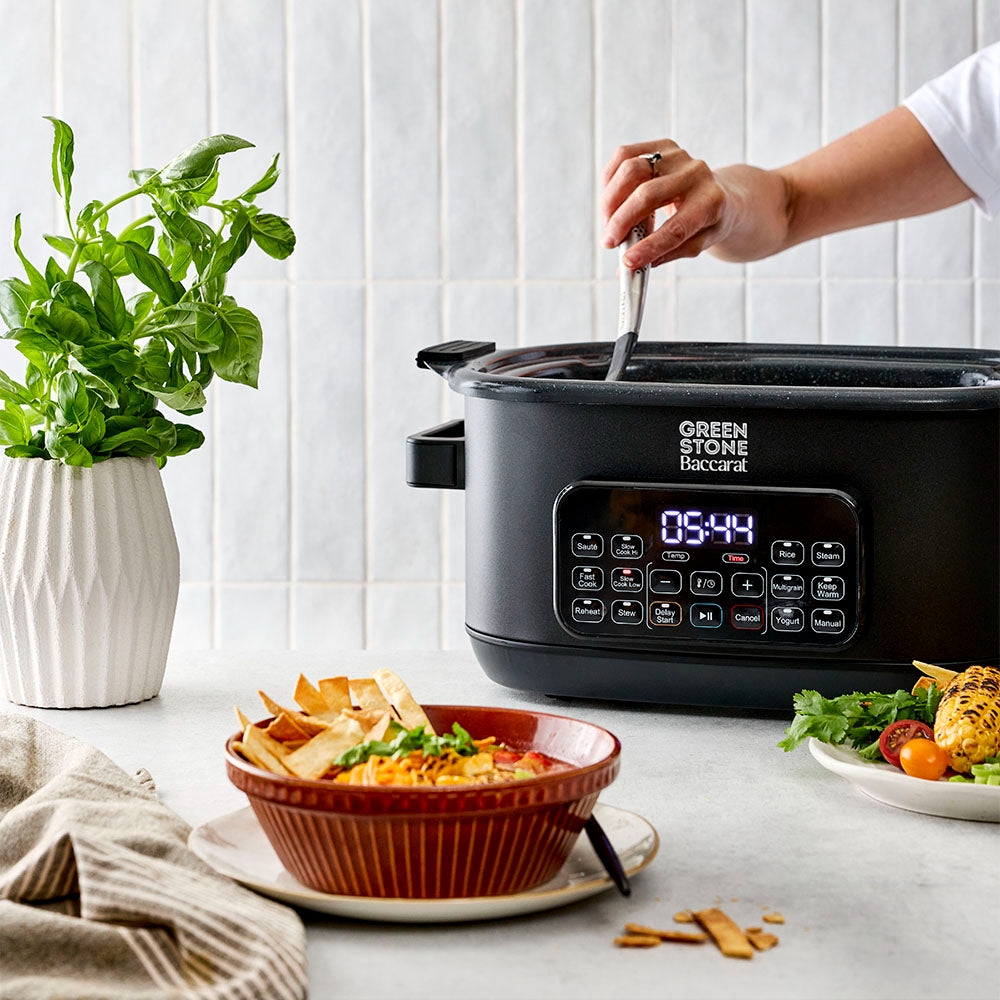 Baccarat GREEN STONE Slow Cooker 6L Black