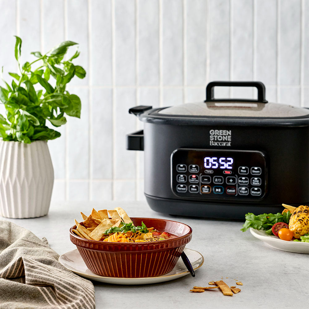 Baccarat GREEN STONE Slow Cooker 6L Black