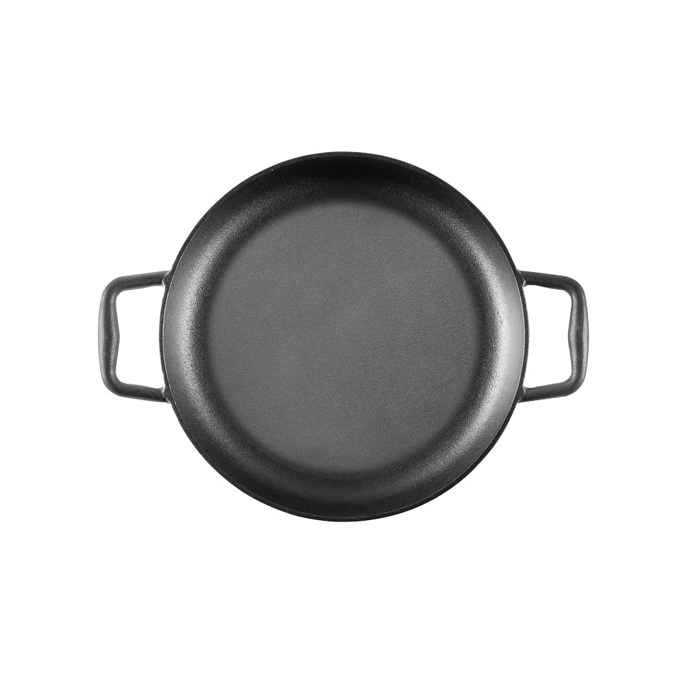 GRYLT Cast Iron Saute Pan With Lid 30cm