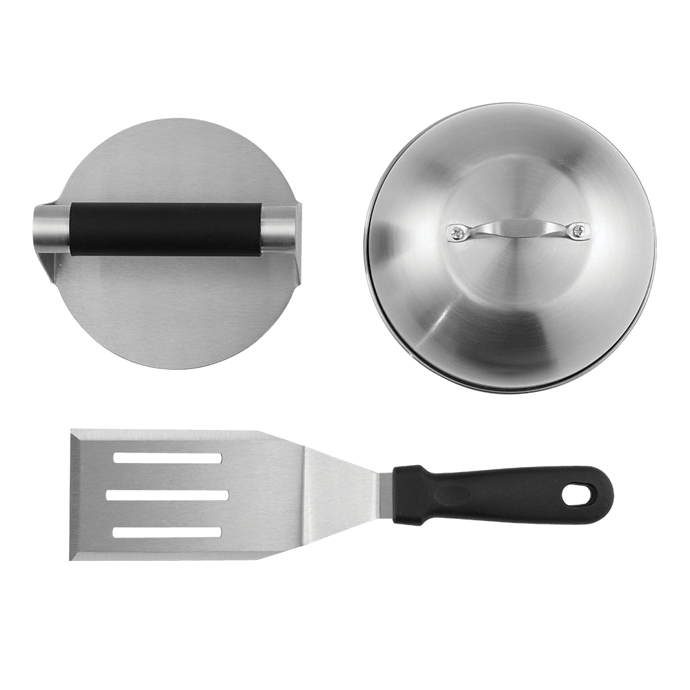 GRYLT Stainless Steel Smash Burger Kit