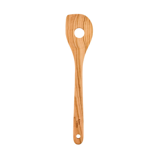 Alex Liddy Olive Wood Slotted Spoon