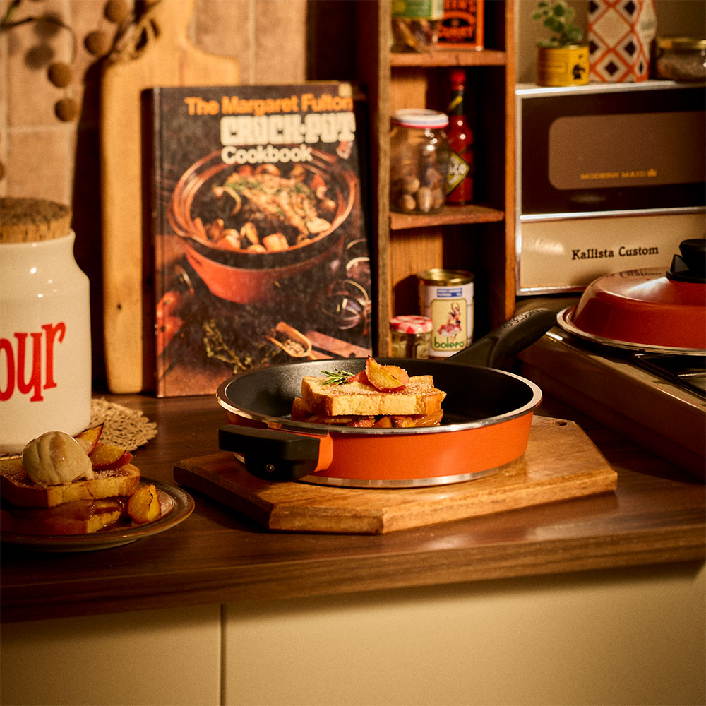 Bessemer Frypan 28cm Burnt Orange
