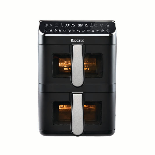 Baccarat 2 Stack Air fryer 11L Black