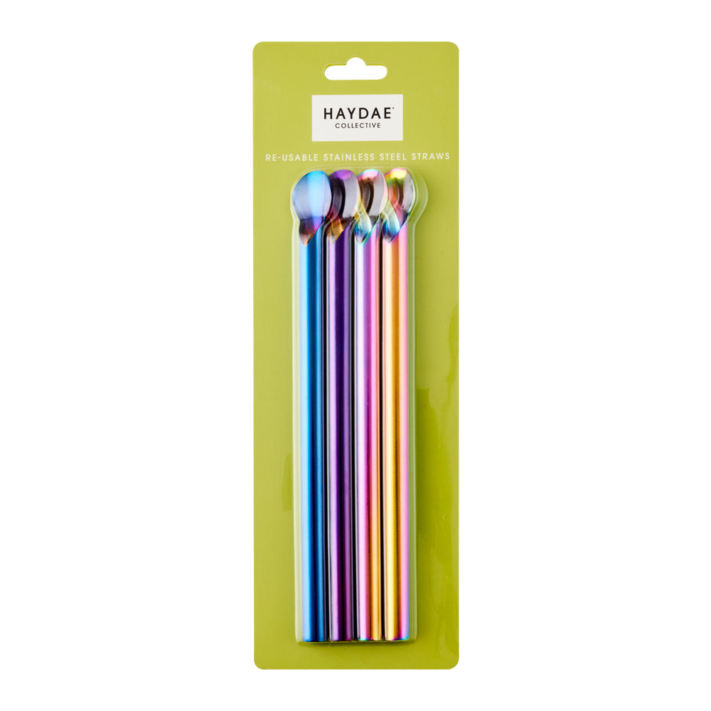 HAYDAE COLLECTIVE Reusable Boba Straws Set of 4