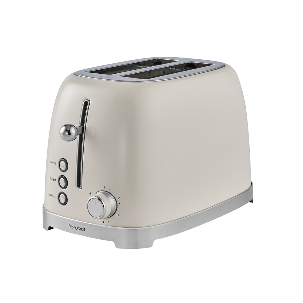 NOOK by Baccarat 2 Slice Toaster Cream