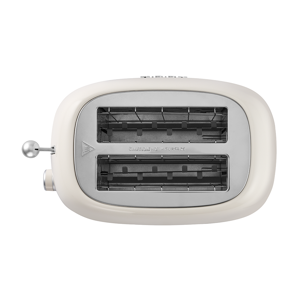 NOOK by Baccarat 2 Slice Toaster Cream