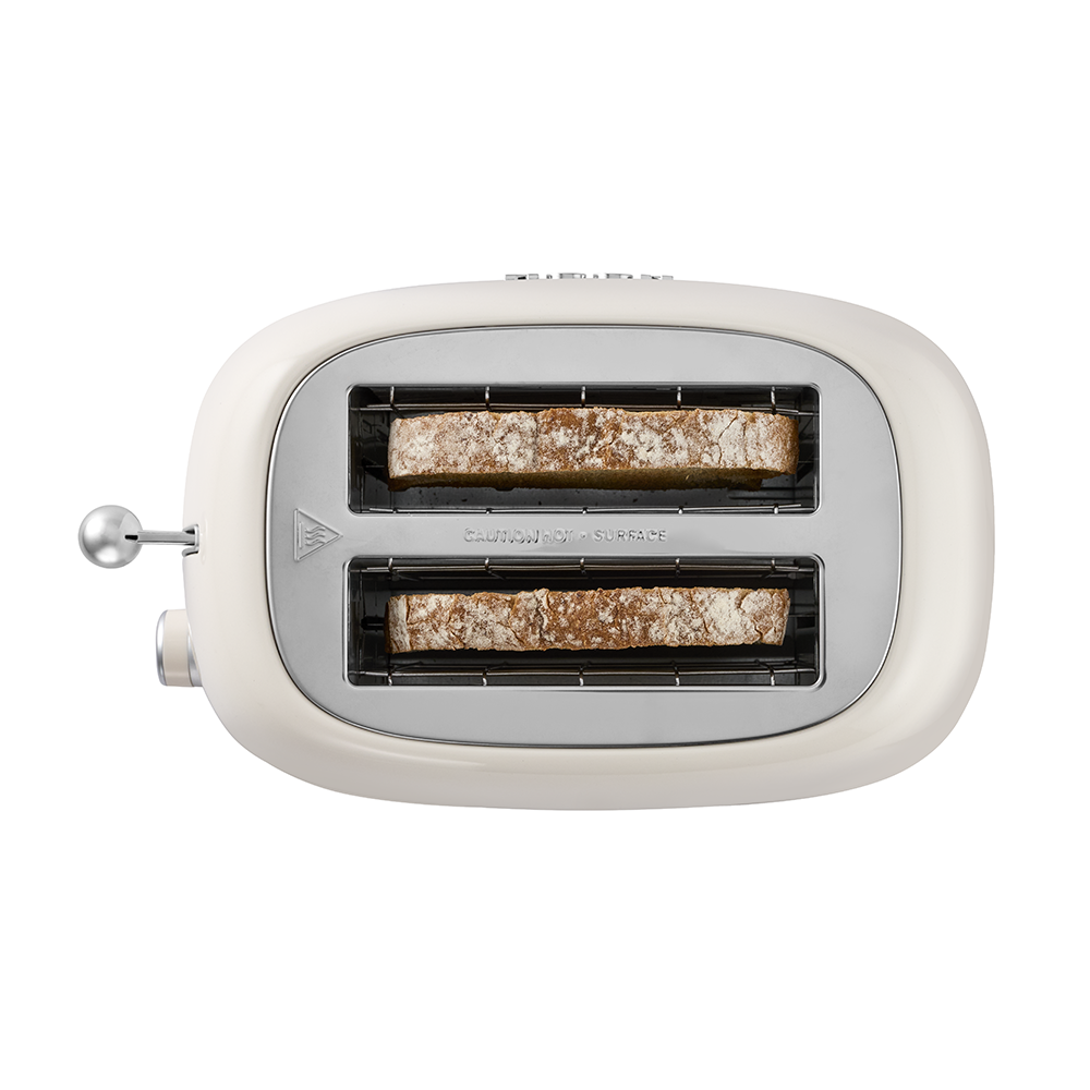 NOOK by Baccarat 2 Slice Toaster Cream