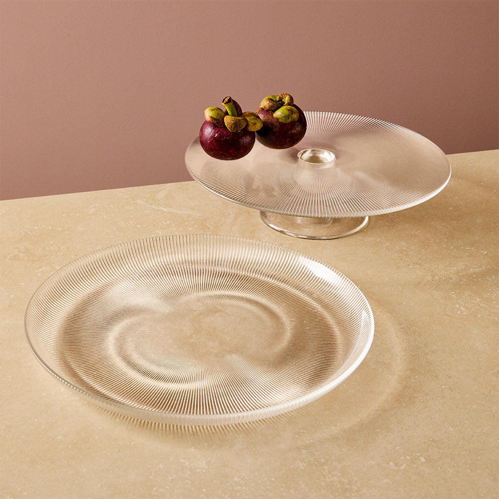 Salt & Pepper Quinn Cake Stand 28cm