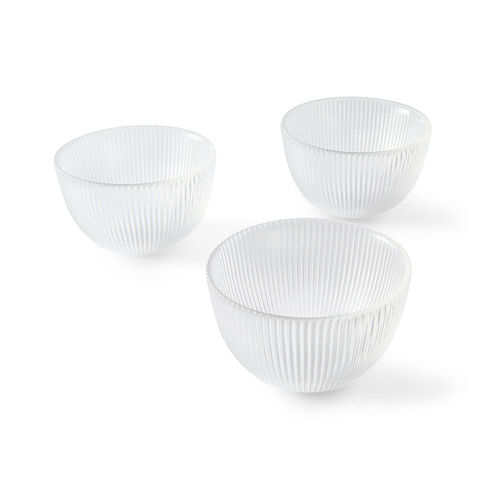 Salt & Pepper Set Of 3 Quinn Condiment Bowls 10cm