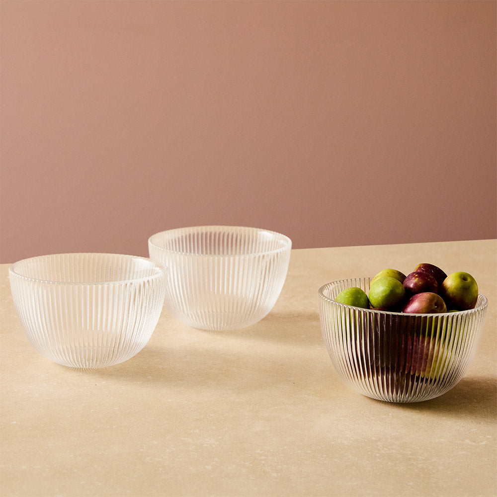 Salt & Pepper Set Of 3 Quinn Condiment Bowls 10cm