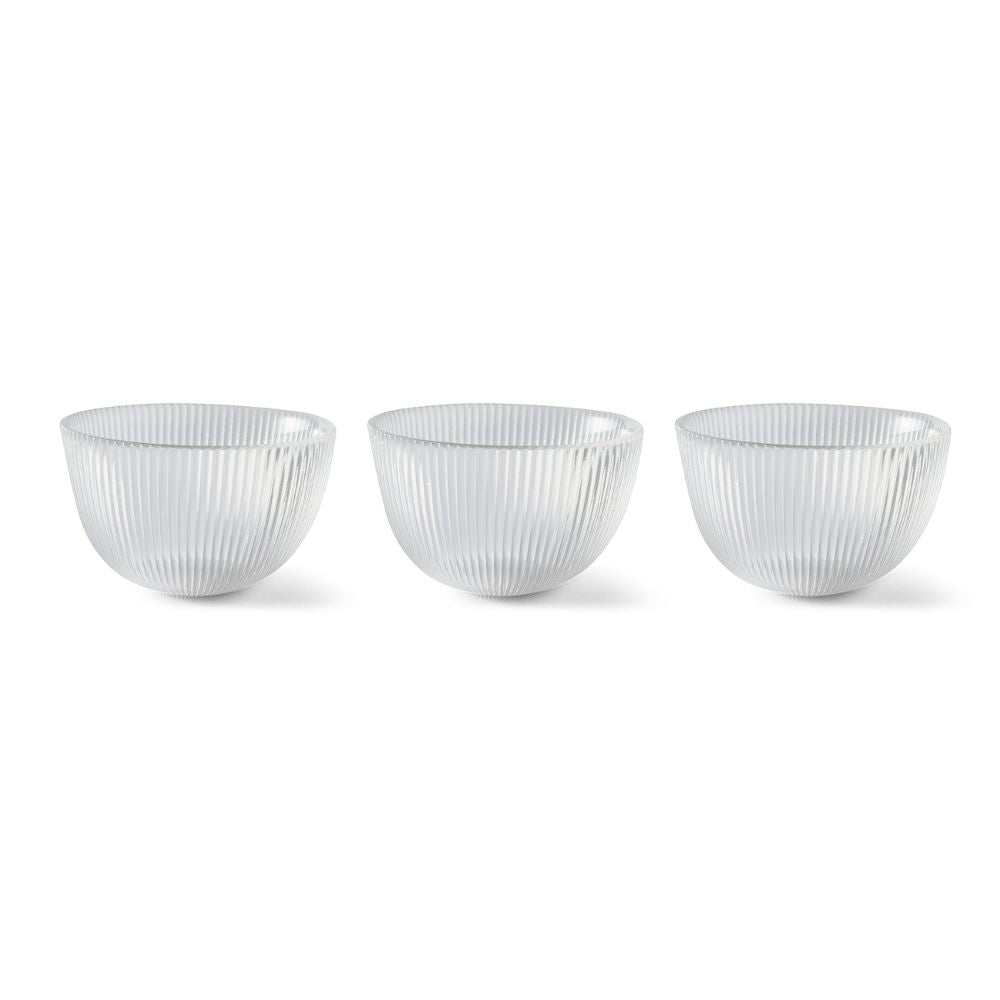 Salt & Pepper Set Of 3 Quinn Condiment Bowls 10cm