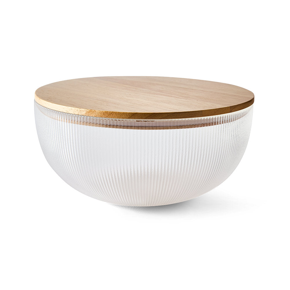 Salt & Pepper Quinn Salad Bowl With Lid