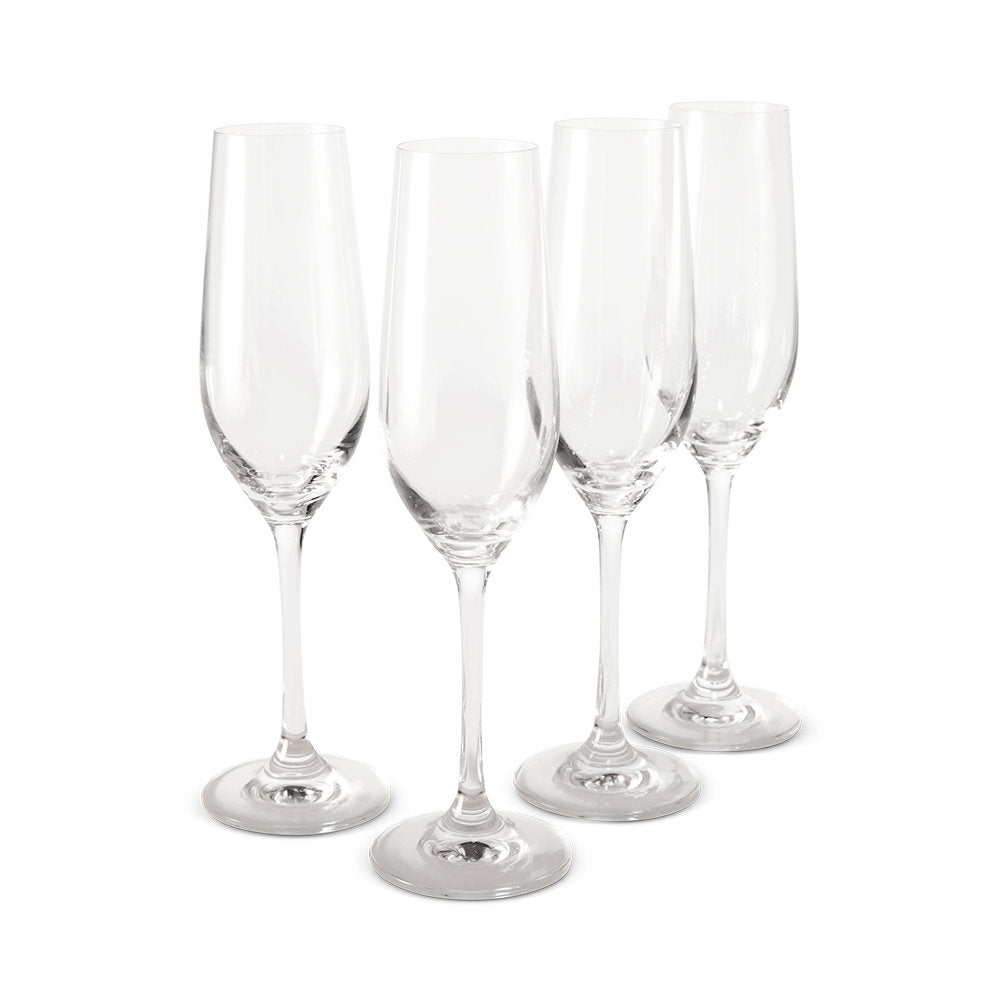 Salt & Pepper Set Of 4 Salut Champagne Flutes 235ml
