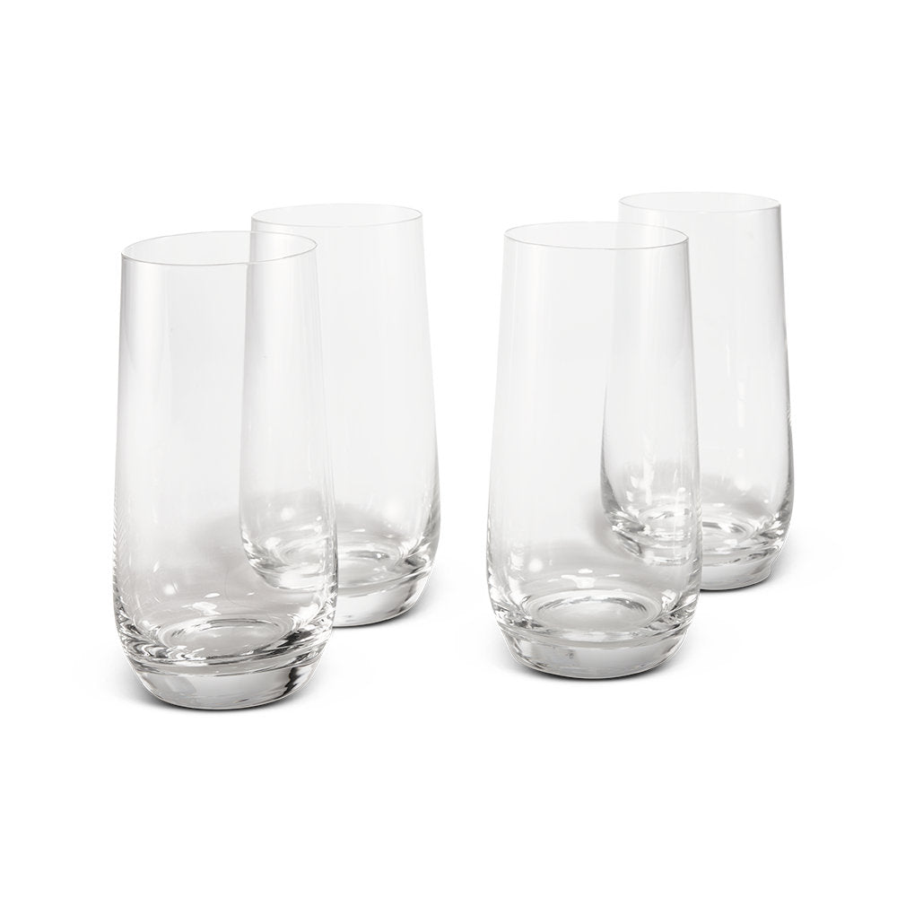 Salt & Pepper Set Of 4 Salut Highball Glasses 480ml