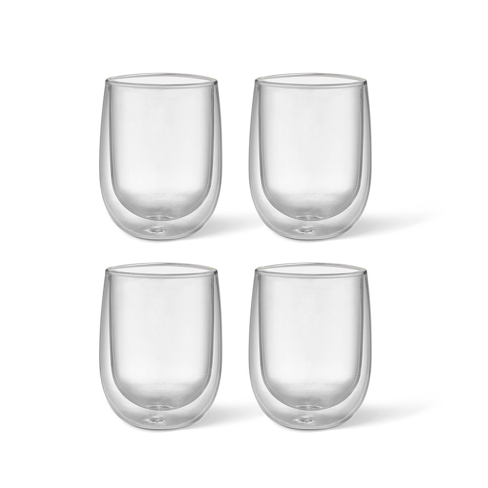 Baccarat Barista Cafe Double Wall Glass 250ml Set of 4