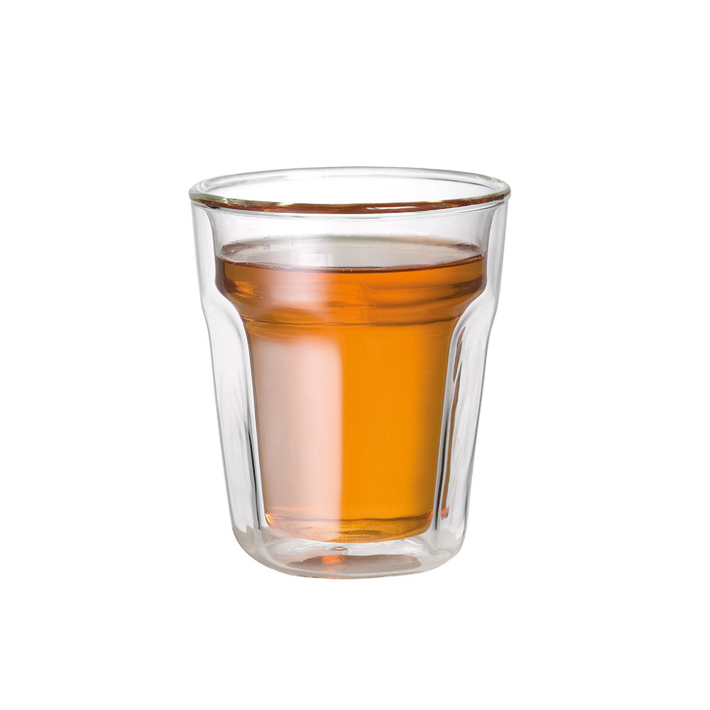 Baccarat Barista Facet Double Wall Latte Glass 236ml Set of 4