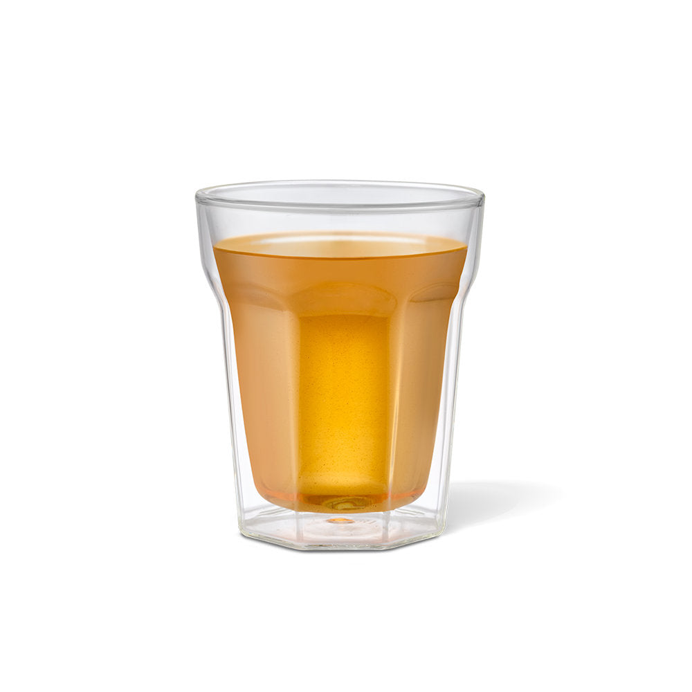 Baccarat Barista Facet Double Wall Latte Glass 236ml Set of 4