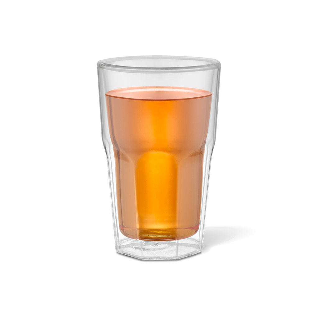 Baccarat Barista Facet Double Wall Glass Medium 345ml Set of 4