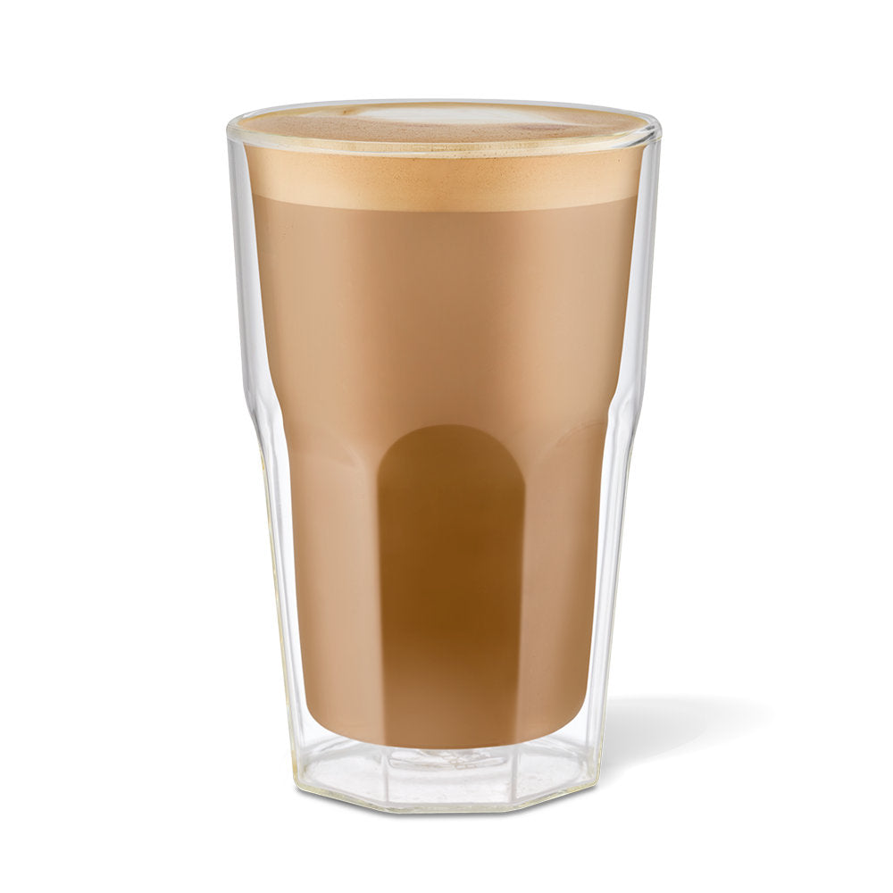 Baccarat Barista Facet Double Wall Medium Glass 345ml Set of 2