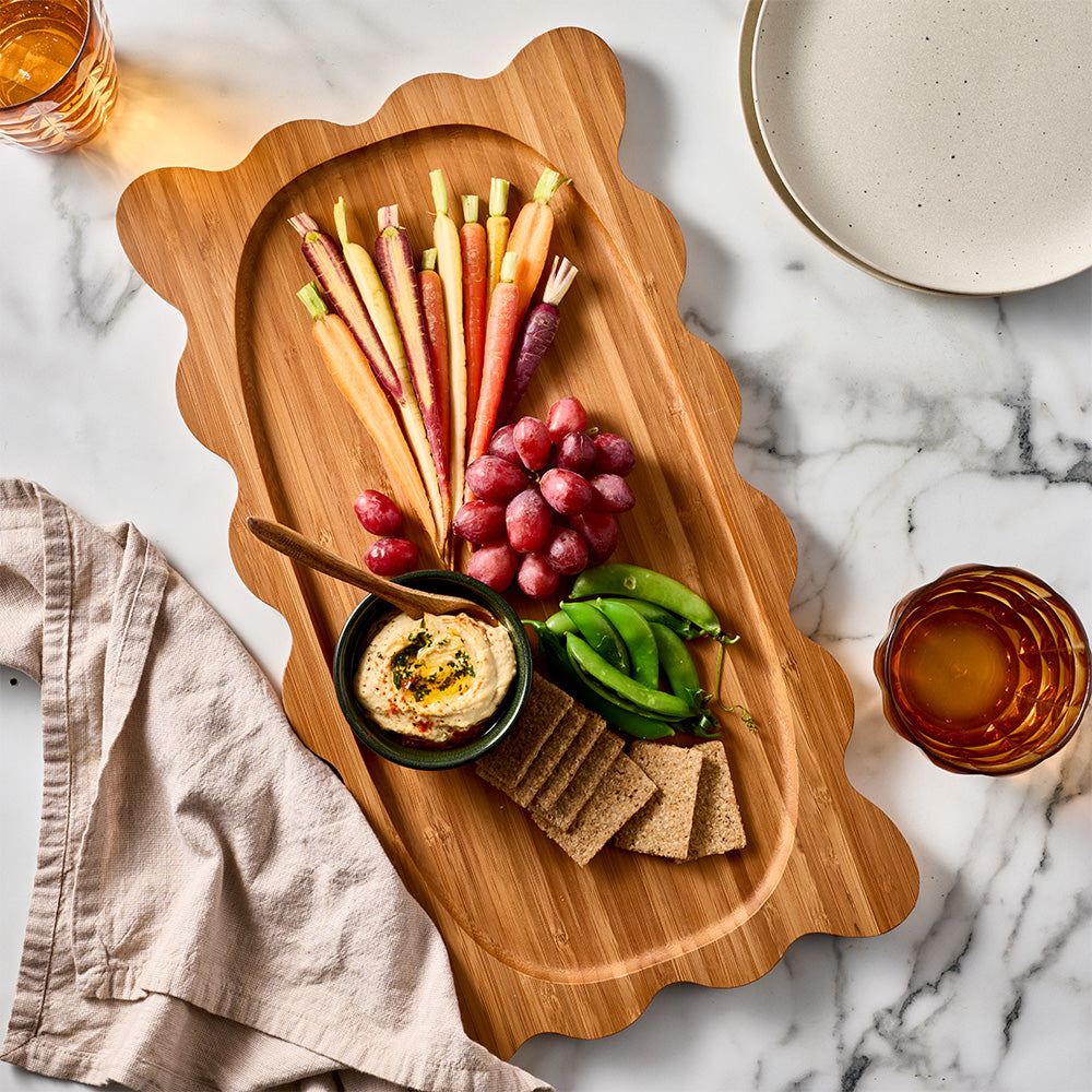 Alex Liddy Slate & Co Bamboo Tray 45cm
