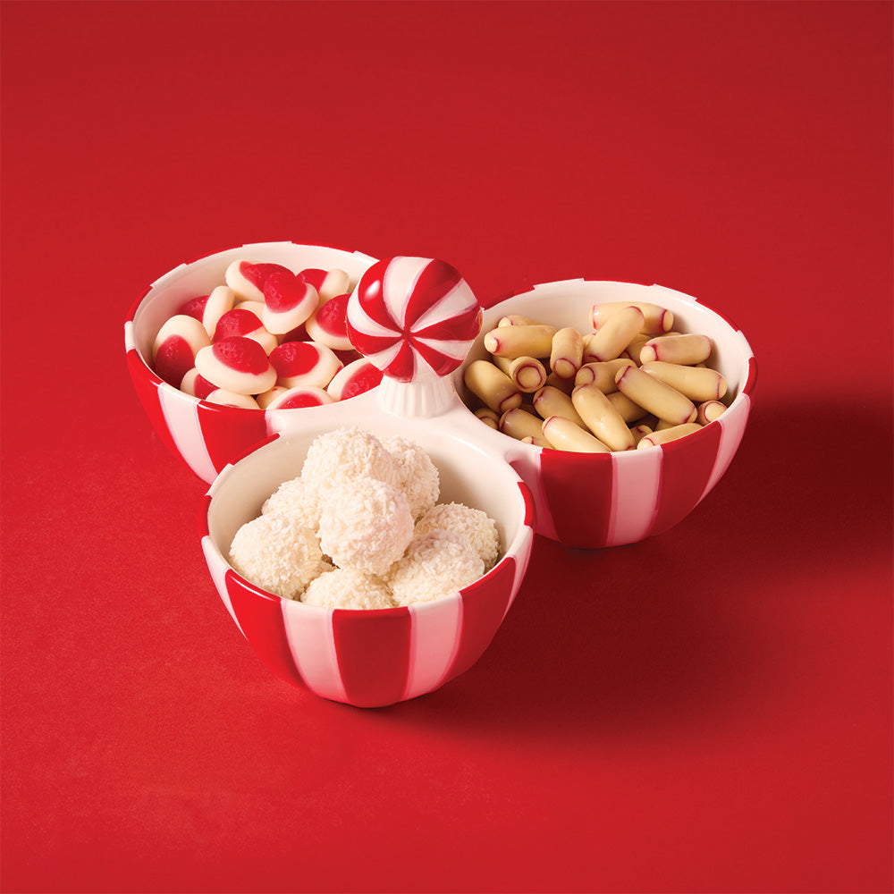 Ambrosia Santas Workshop Chip and Dip Bowl