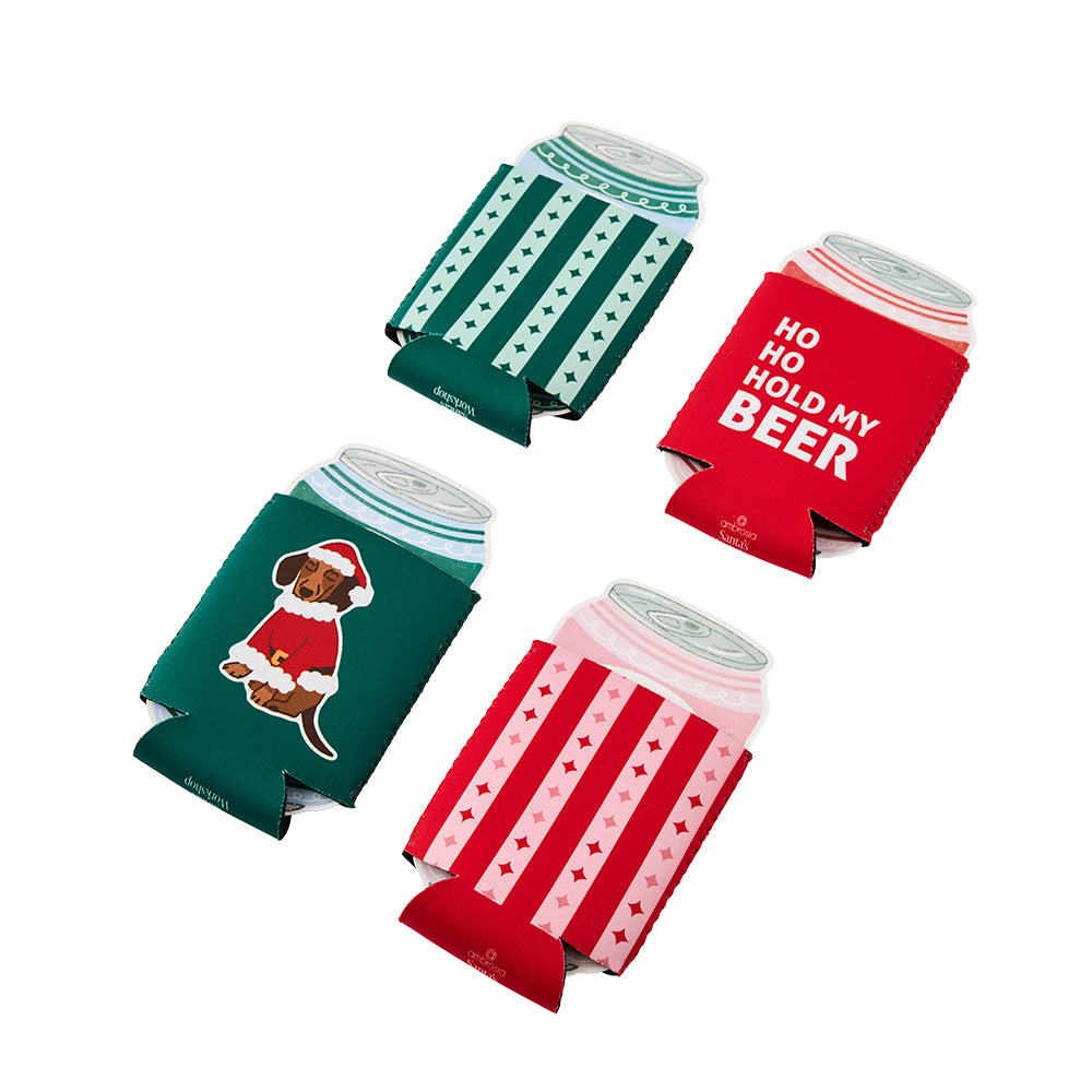 Ambrosia Santas Workshop Stubby Holder - Surprise Stocking Filler