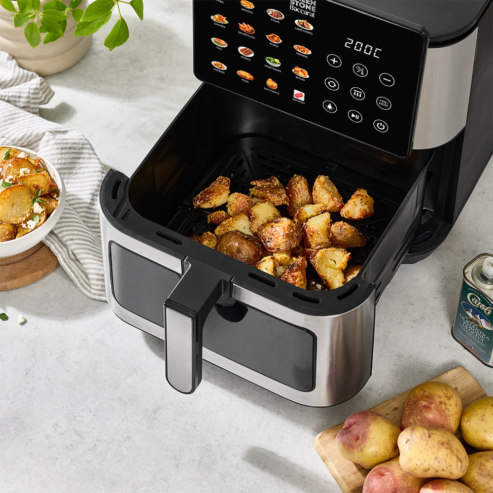 Baccarat GREEN STONE Air Fryer LED 9L Stainless Steel