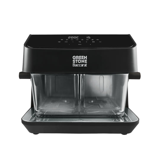 Baccarat GREEN STONE Glass Air Fryer 8L Black