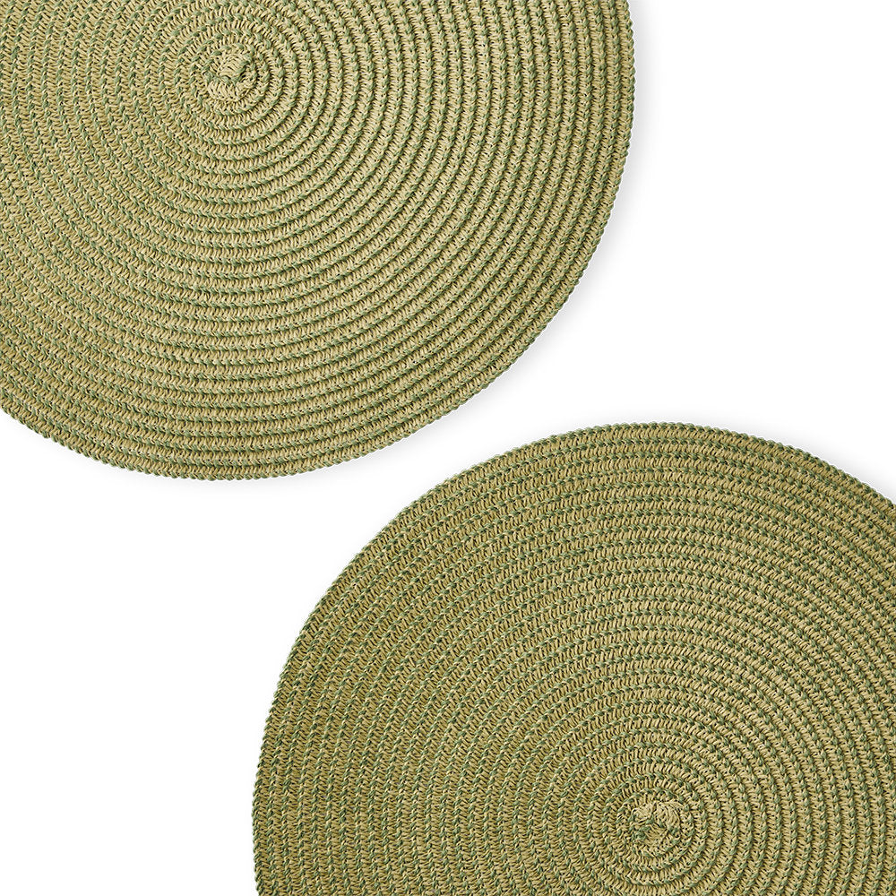Salt & Pepper Set Of 2 Taylor Round Placemat 38cm