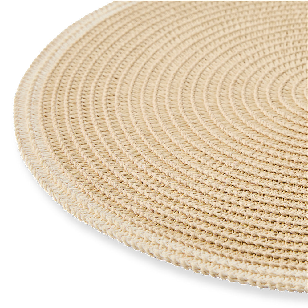Salt & Pepper Set Of 2 Taylor Round Placemat 38cm