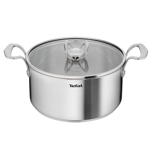 Tefal Space+ Extreme Induction Stainless Steel Stewpot 24cm & Lid