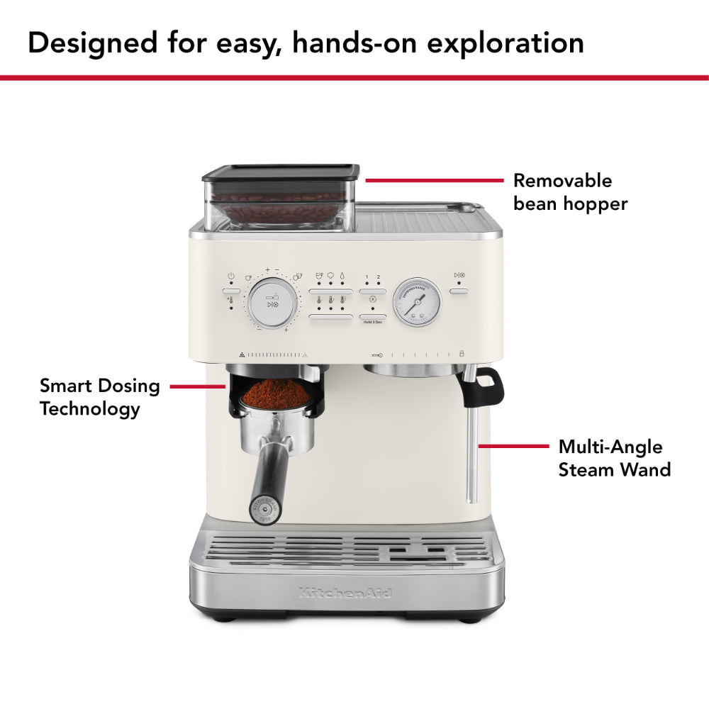 KitchenAid Semi Automatic Espresso Machine With Burr Grinder