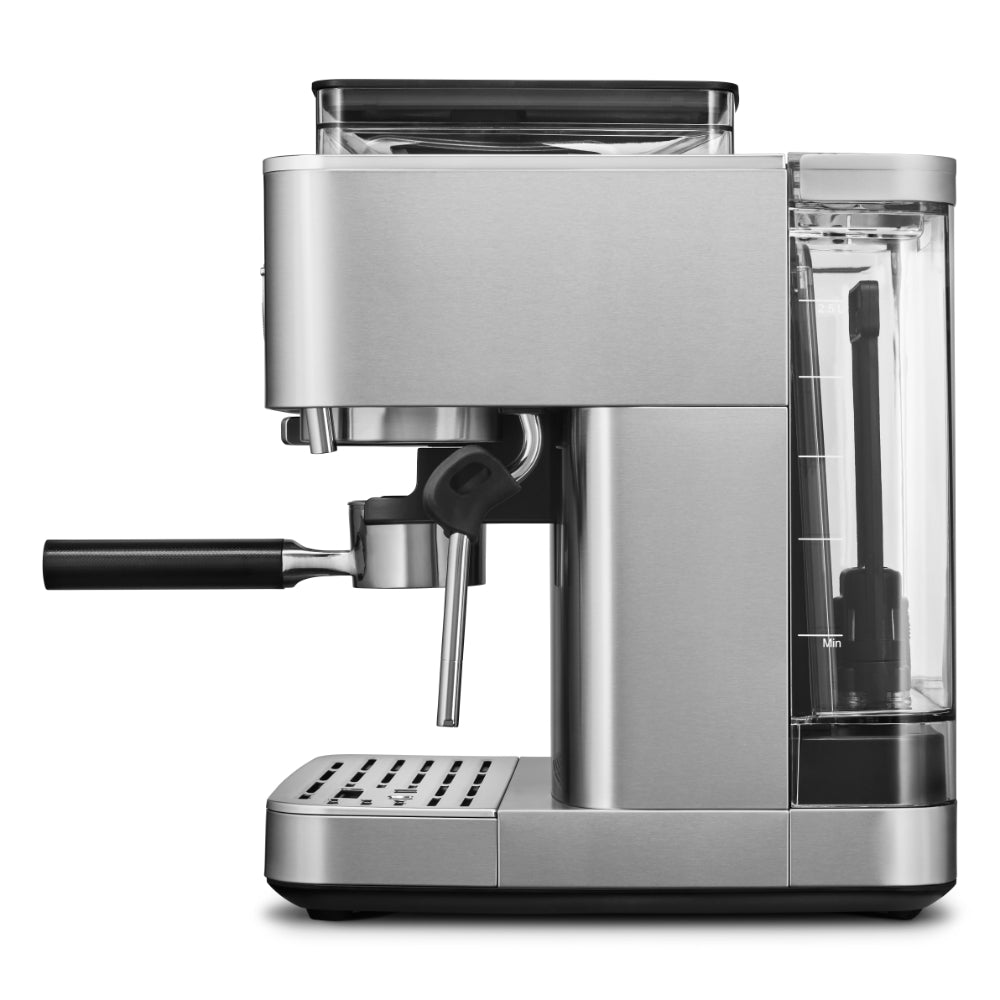 KitchenAid Semi Automatic Espresso Machine With Burr Grinder Stainless Steel